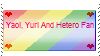 yaoi yuri and hetero fan